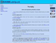 Tablet Screenshot of anime.atrip.sk